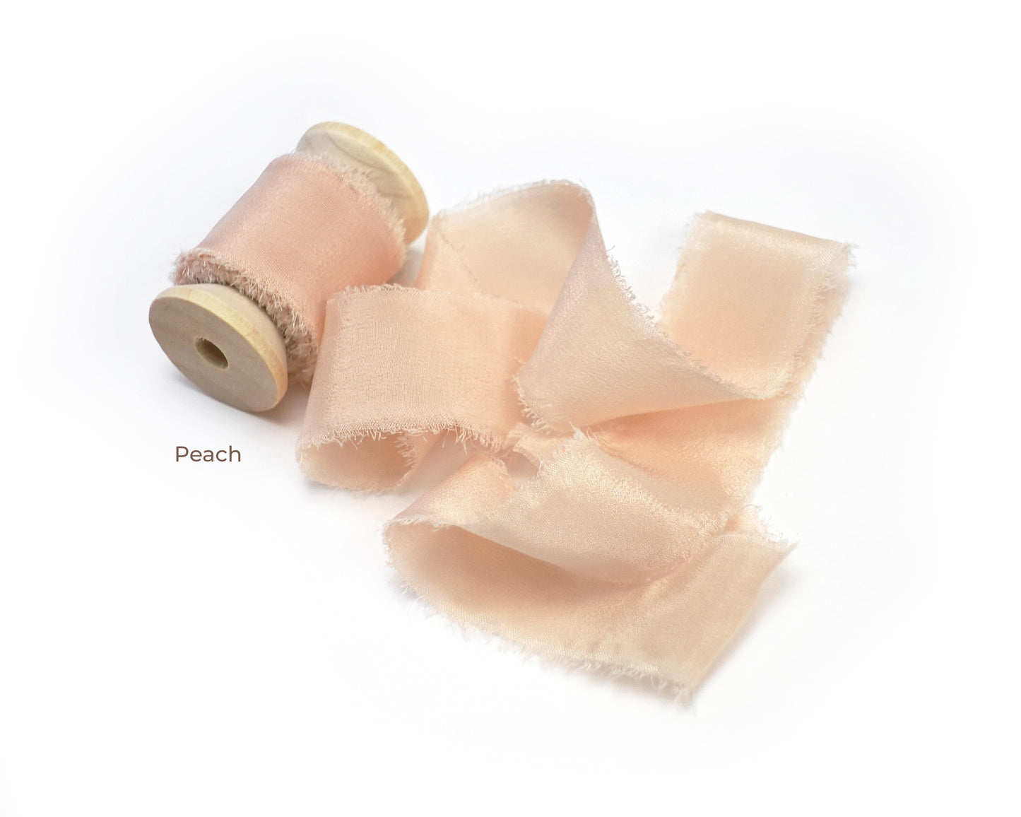 Silk Ribbons with Frayed Edges in 28 Colors - 5 YARDS