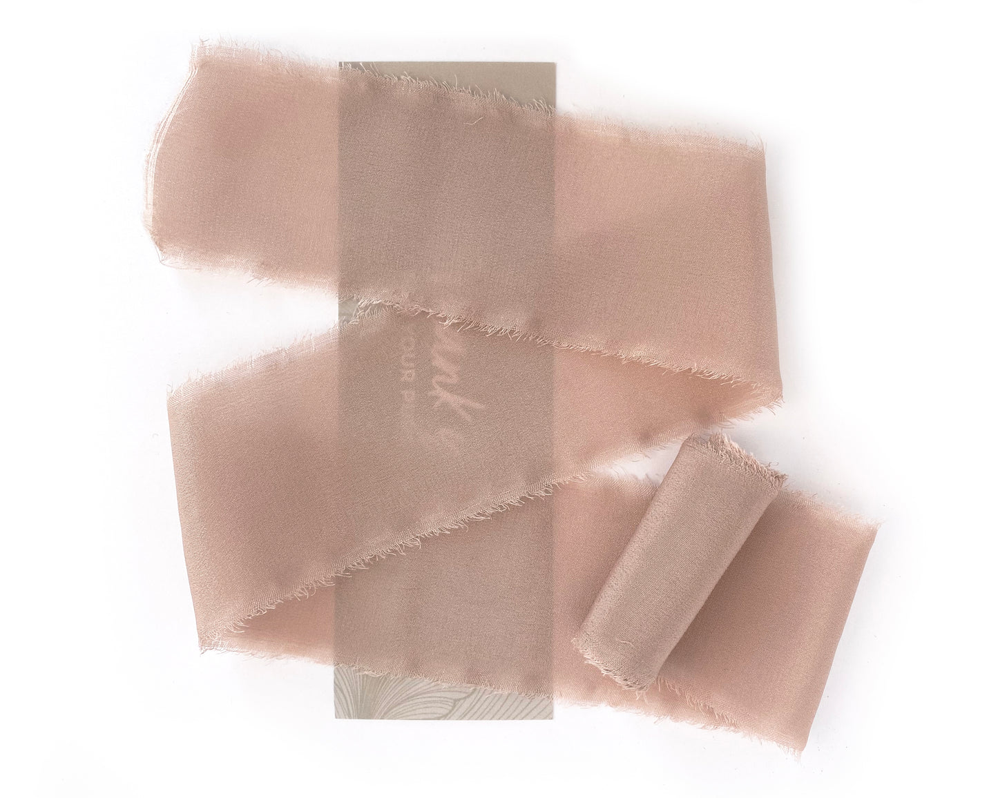 Silk Ribbons with Frayed Edges in 28 Colors - 5 YARDS