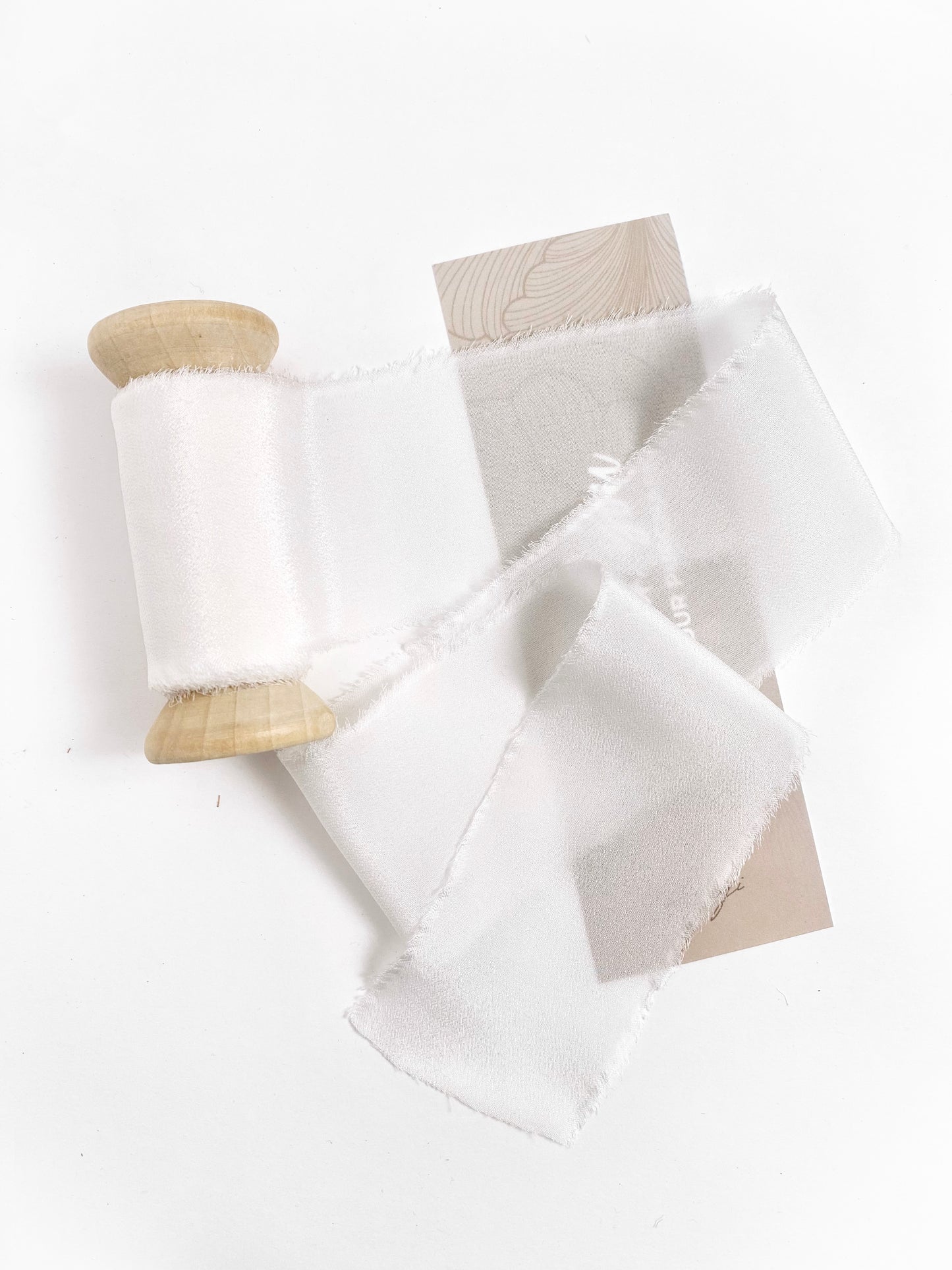 Silk Ribbons with Frayed Edges in 28 Colors - 5 YARDS