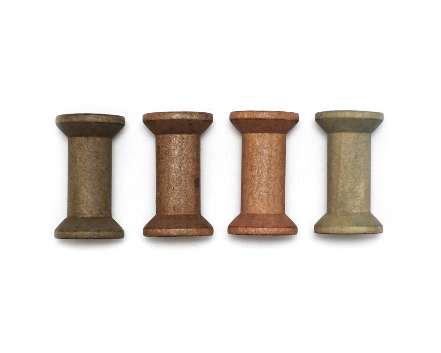 Vintage-Styled Stained Wood Spools