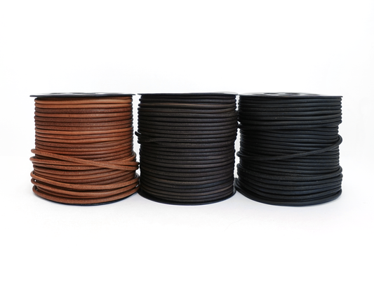 Leather Cord 3mm - ROUND