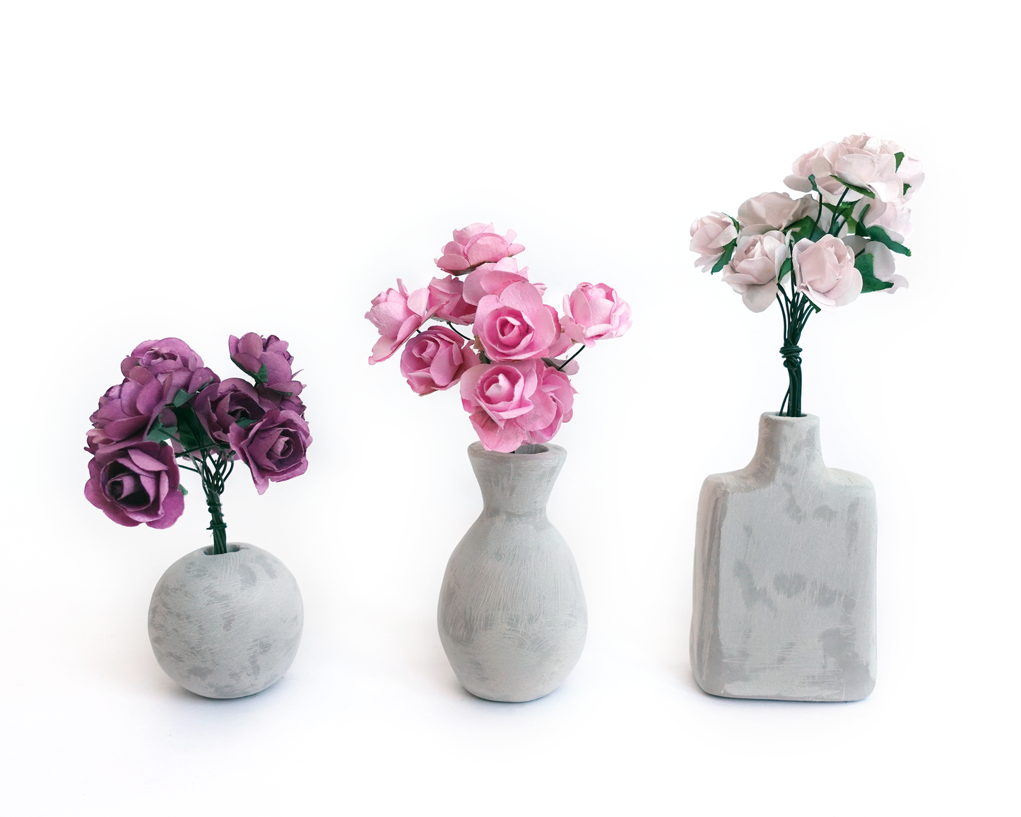 Miniature Paper Tea Roses