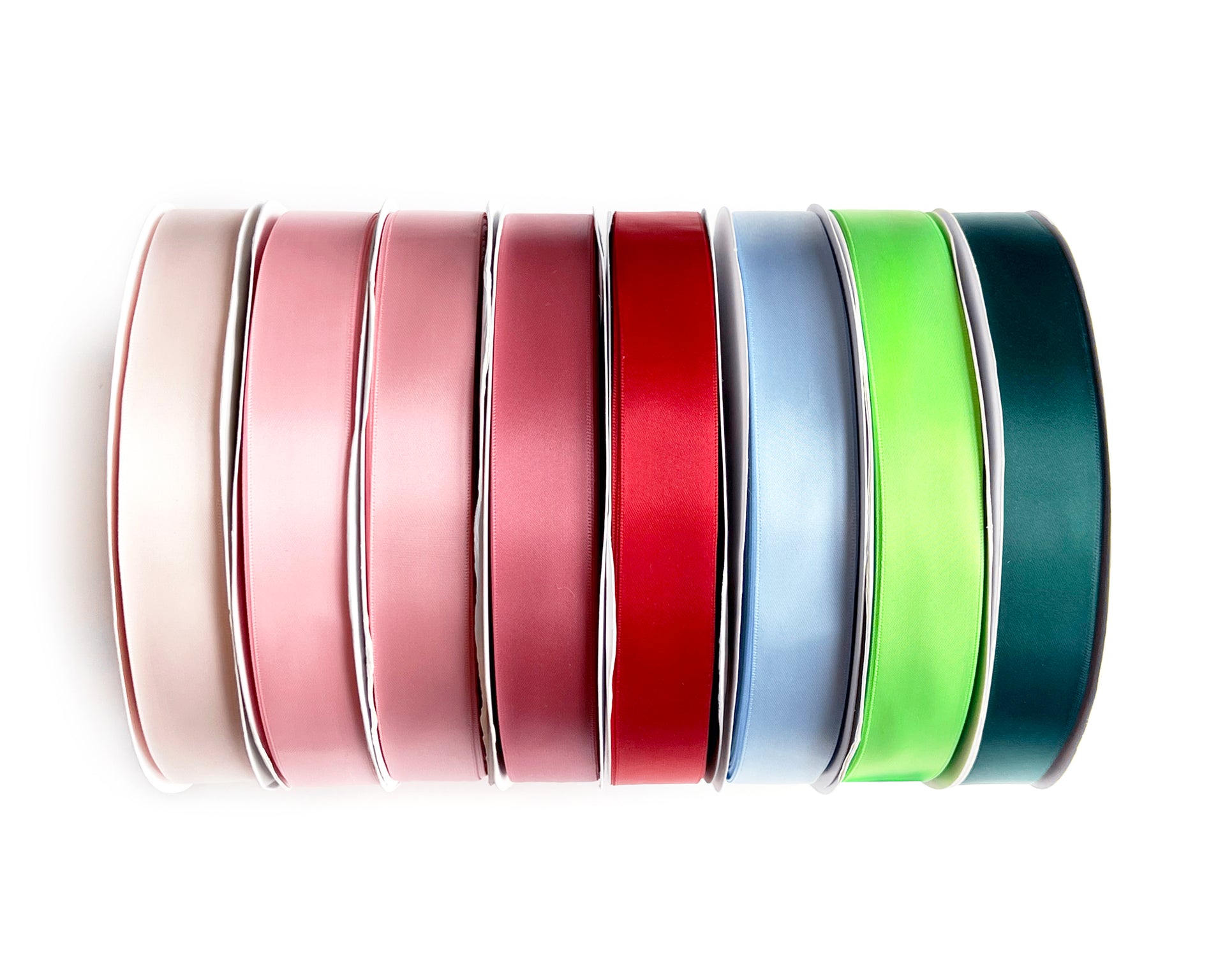 Luxury Double Faced Satin Ribbon, Over 140 Solid Colors